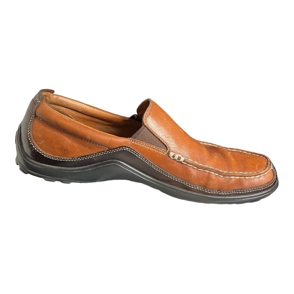 Cole Haan Tucker C03559 Brown Leather Venetian Loafers 10 - Picture 2 of 10